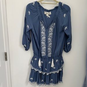 Vintage Havana small indigo dress
